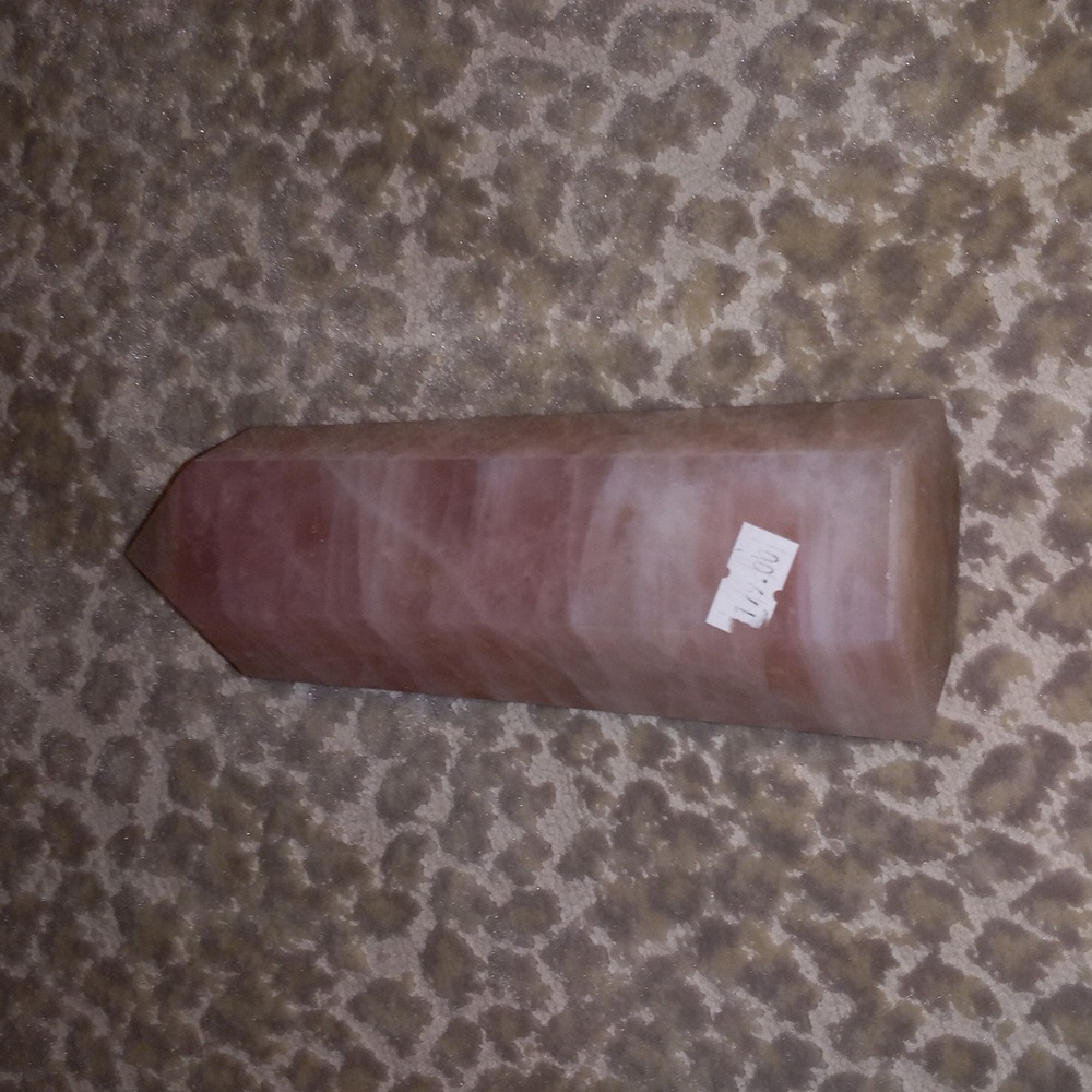 Bohemian Genuine Rose Quartz Crystal Tower set of 2🔮 - Picture 5 of 8